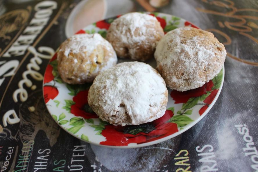 Рецепт мягкого печенья из цельнозерновой муки с яблоками и корицей