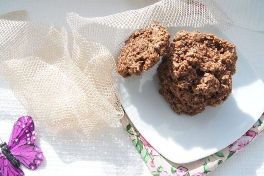 Рецепт овсяного шоколадного печенья