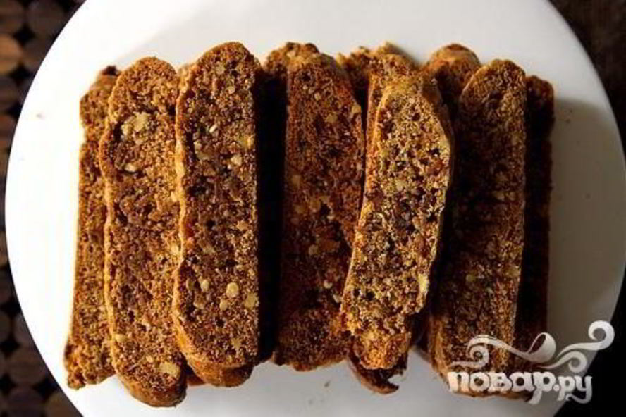 Рецепт печенья с орехами и инжиром