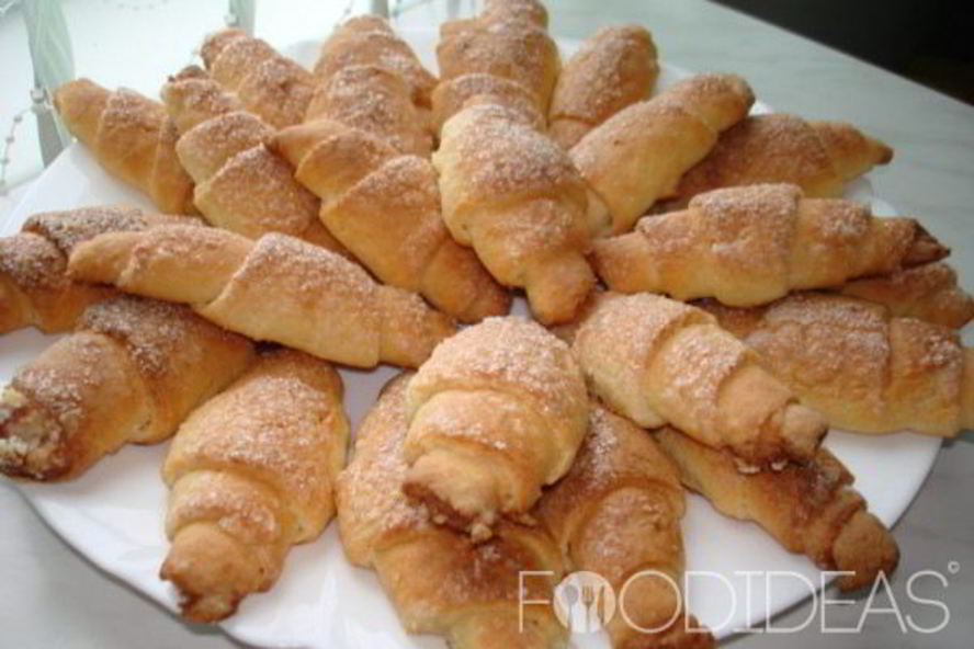 Рецепт рогаликов с ореховой начинкой