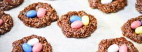 шоколадное печенье гнезда. Шаг 6