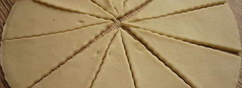 творожные рогалики с орехами. Шаг 5