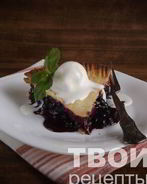 Черничный пирог