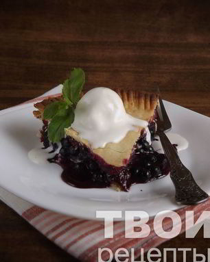 Черничный пирог