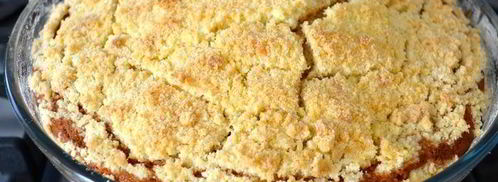 домашний пирог с крошкой. Шаг 10