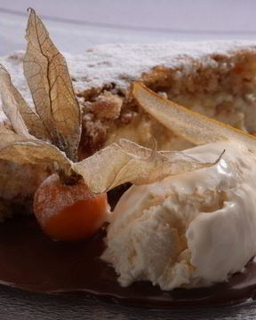 Грушевый пирог с рикоттой