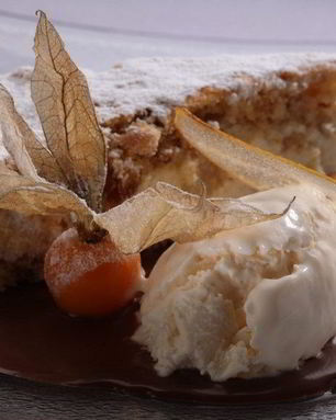 Грушевый пирог с рикоттой