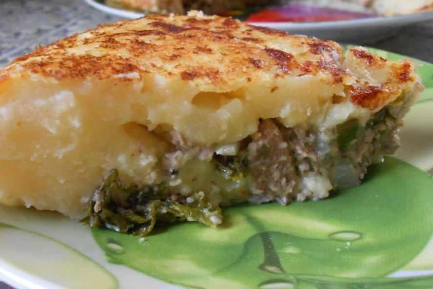 Рецепт картофельного пирога с сардинами в мультиварке