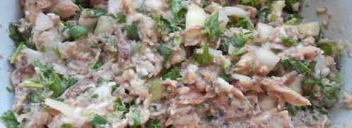 картофельный пирог с сардинами в мультиварке. Шаг 3