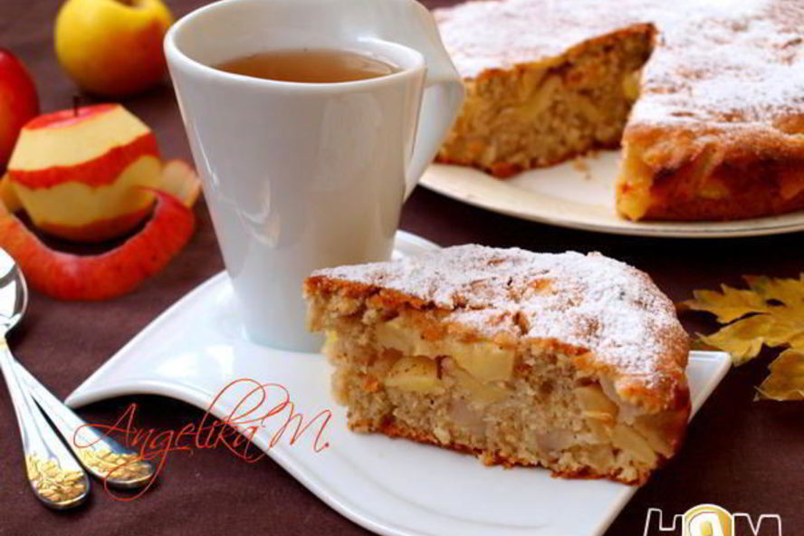 Рецепт кокосово-яблочного пирог