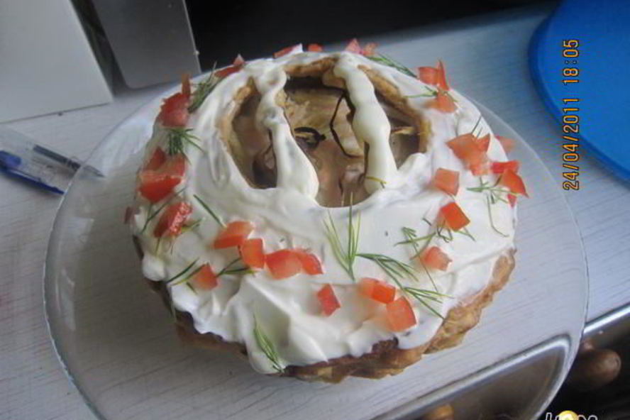 Рецепт курника — мясного кулича