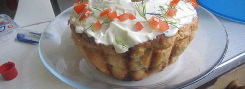 курник — мясной кулич. Шаг 15