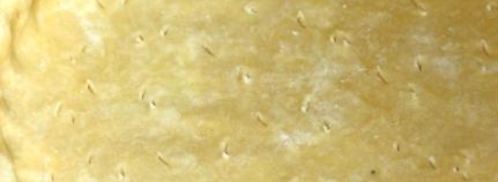 лотарингский пирог с курицей, пореем и беконом. Шаг 15