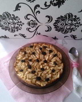 Мини-пирог с яблоками