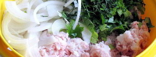 мясной пирог на кефире. Шаг 5