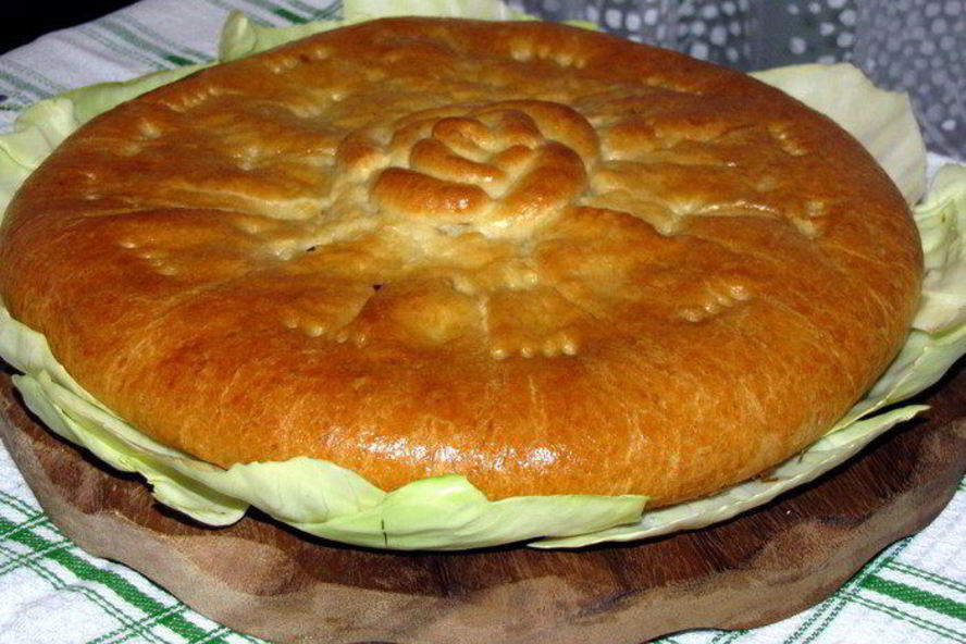 Рецепт нежного пирога с капустой