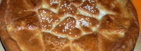 нежный пирог с семгой из творожного теста. Шаг 5