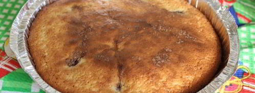 пирог из кукурузной муки со сливами. Шаг 8