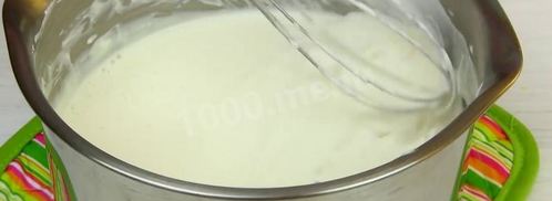 пирог разборный из рулетиков с фаршем и сырным соусом. Шаг 9