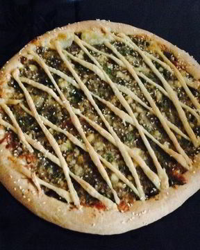 Пирог с баклажанами и адыгейским сыром