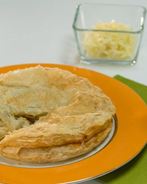 Пирог с грибами и сыром