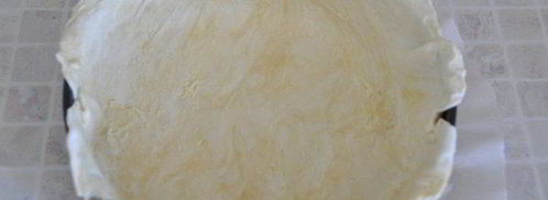 пирог с курицей под ореховой корочкой. Шаг 9