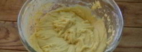 пирог с миндалем и вишней. Шаг 3