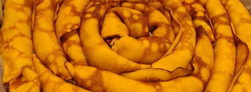 пирог-улитка из тыквенных блинчиков. Шаг 9