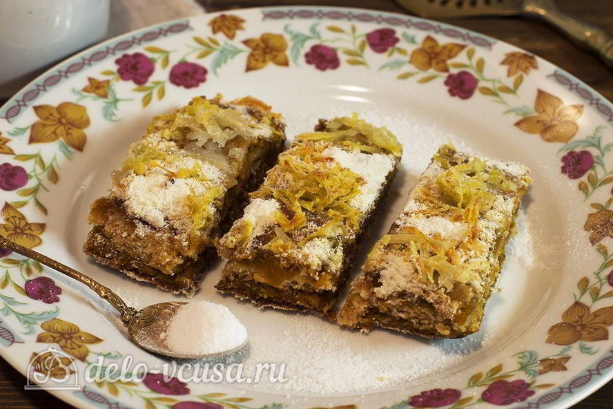 Рецепт постного тыквенного пирога