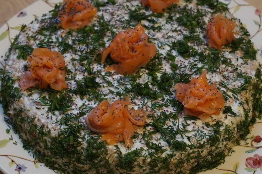 Рецепт рыбного пирога на гречневых блинах