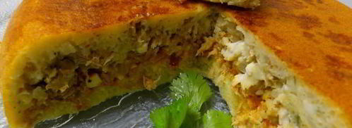 заливной пирог с рыбой в томатном соусе. Шаг 15