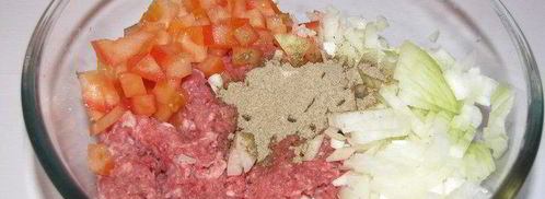 арабские открытые пирожки с мясом. Шаг 4