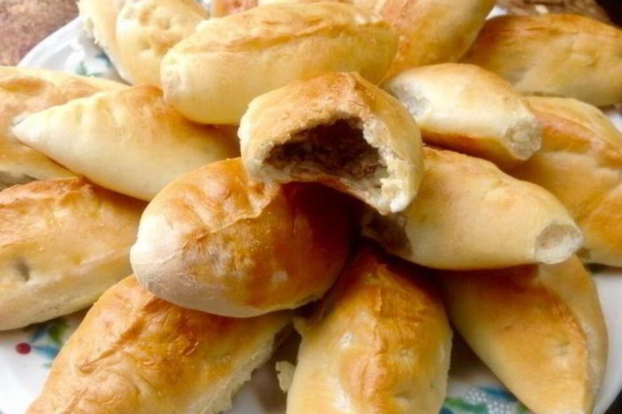 Рецепт дрожжевых пирожков с печеночно-картофельной начинкой