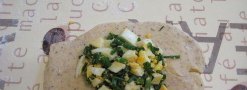 гречневые пирожки с луком и яйцом. Шаг 7