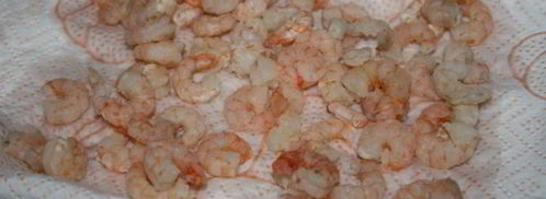 кутабы с креветками, сыром и зеленью. Шаг 4