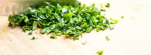 кутабы с зеленью. Шаг 5