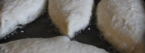 пирожки с гречкой, беконом и яйцом. Шаг 9