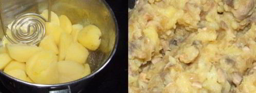 пирожки с грибами и картошкой в духовке. Шаг 3