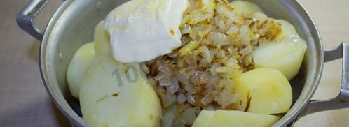 пирожки с картошкой на кефире на сковороде. Шаг 15