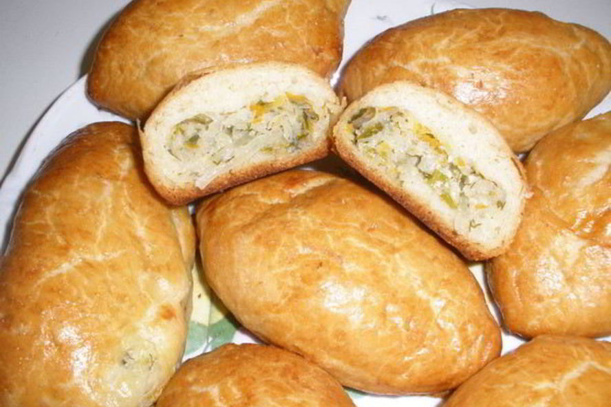 Рецепт пирожков с начинкой из капусты