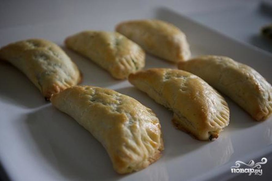 Рецепт пирожков со шпинатом и сыром фета