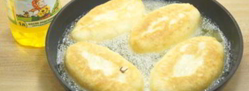 постные пирожки с капустой. Шаг 13