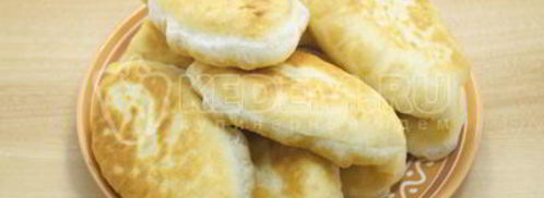 постные пирожки с капустой. Шаг 14