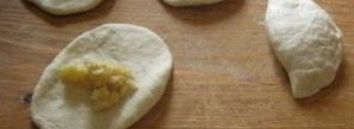 постные жареные пирожки. Шаг 4