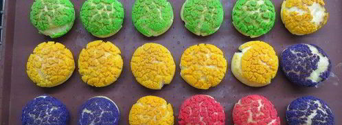 елочка из пирожных шу с пломбирным кремом. Шаг 12