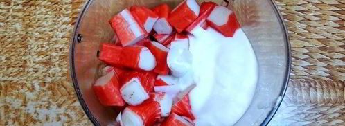 муссовое пирожное экзотический краб. Шаг 17