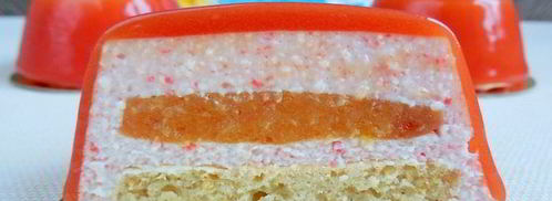 муссовое пирожное экзотический краб. Шаг 32