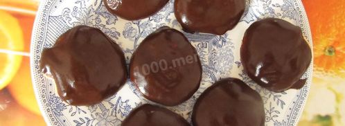 пирожное буше глазированные с малиново-ореховым кремом. Шаг 14