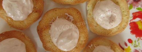 пирожное буше глазированные с малиново-ореховым кремом. Шаг 21