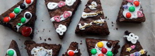 пирожное christmas tree brownies. Шаг 8